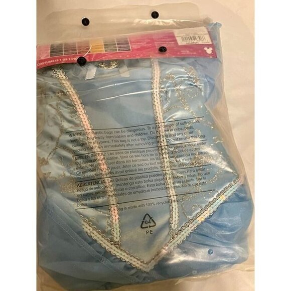 Disney Princess Cinderella Deluxe Girls Halloween Costume Girls Size S (6-6x) - Picture 10 of 10